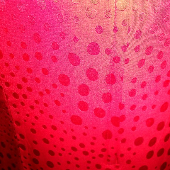 ST. GILLIAN SILKS Red 100% Silk Dress * sz 8 * VINTAGE - Picture 3 of 7